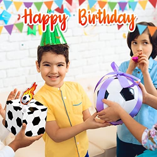 Frienda 36 Pcs Soccer Party Favor Boxes for Football Themed Events