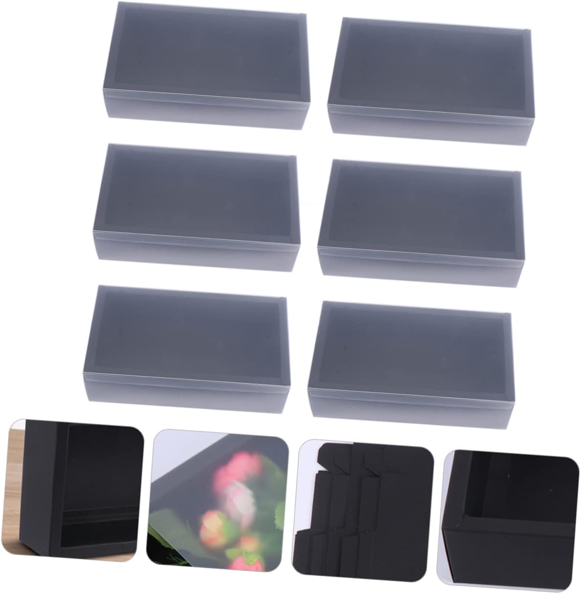 Butifulsic 6pcs Kraft Paper Drawer for Gift Wrapping and Present Packaging