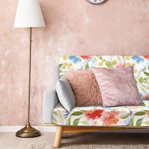 Newwiee 12 Pcs Elastic Sofa Cushion Covers