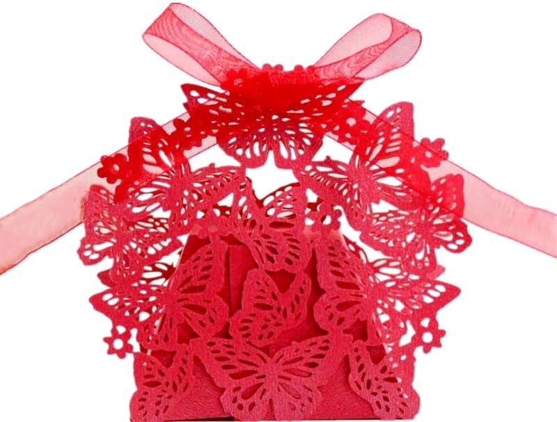 MODADA Reflective Gold Butterfly Gift Boxes 50pcs 1