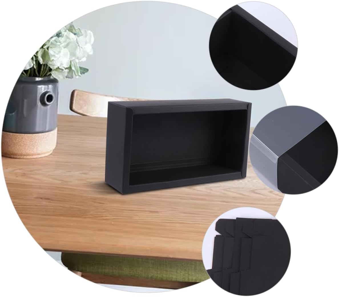 Butifulsic 6pcs Kraft Paper Drawer for Gift Wrapping and Present Packaging