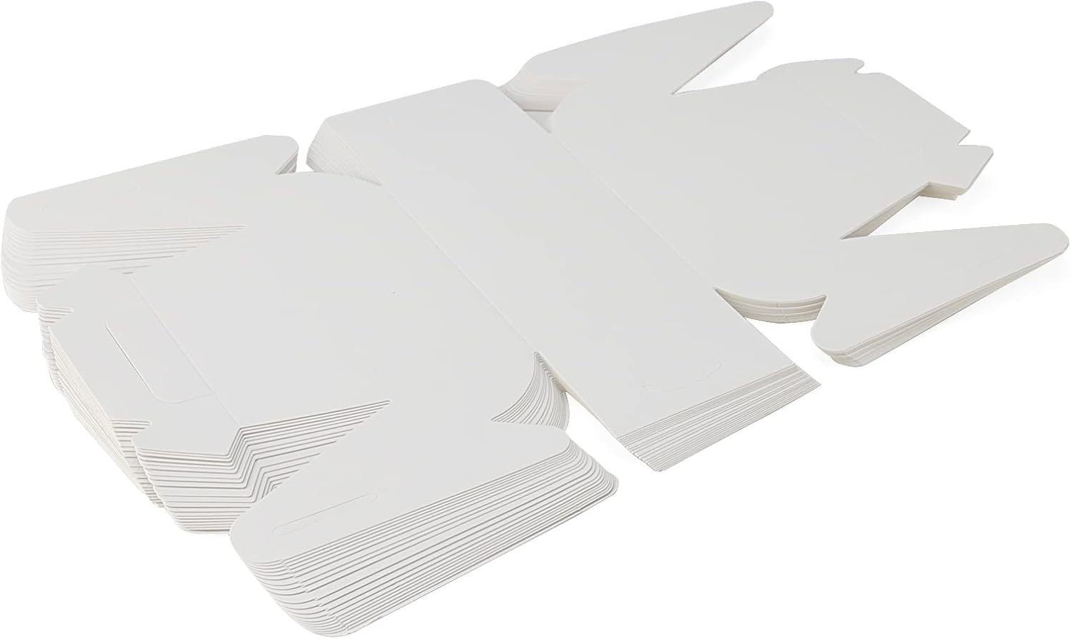 LEXININ 100 Pack White Gable Favor Boxes for Parties