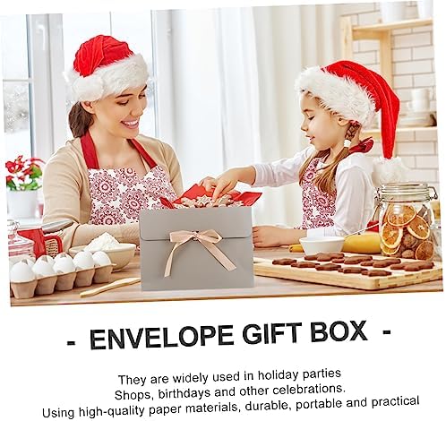 SEWOART 6pcs Bow Knot Gift Boxes for Parties and Celebrations