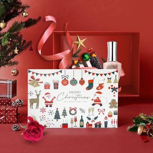White Christmas Gift Boxes with Lids Pack of 1