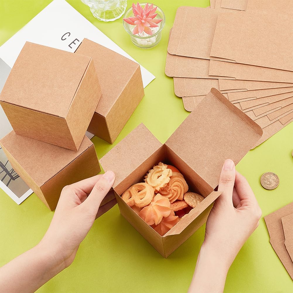 PH PandaHall 30PCS Kraft Gift Boxes for Small Gifts