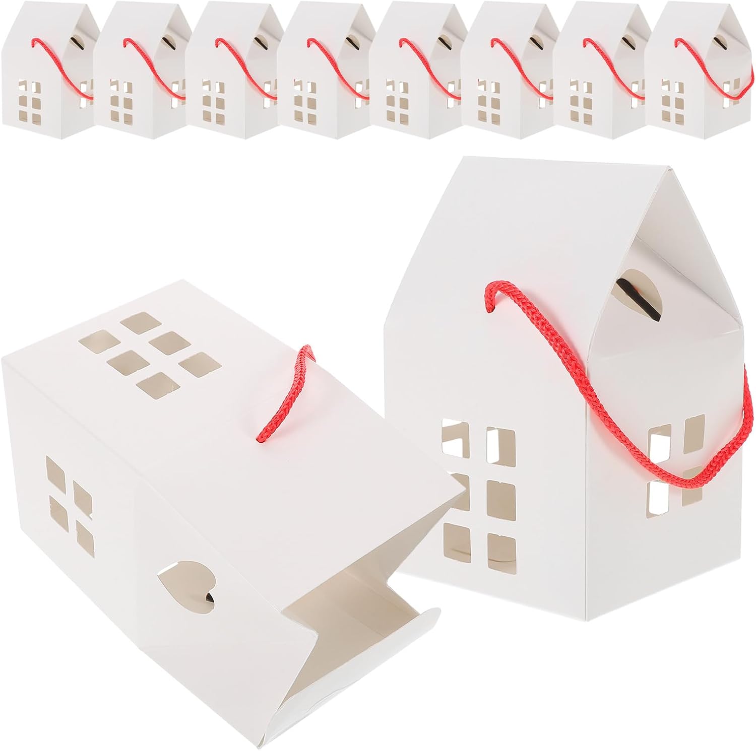 15Pcs House Shaped Candy Boxes for Party Favors