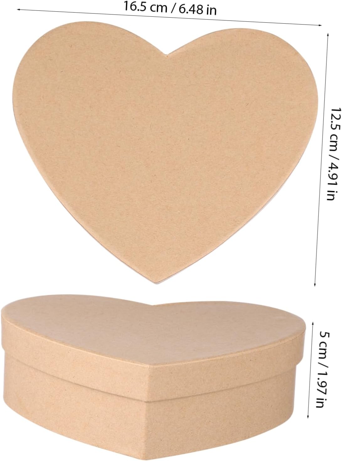 NIYANGLE Heart Shaped Candy Jewelry Storage Box