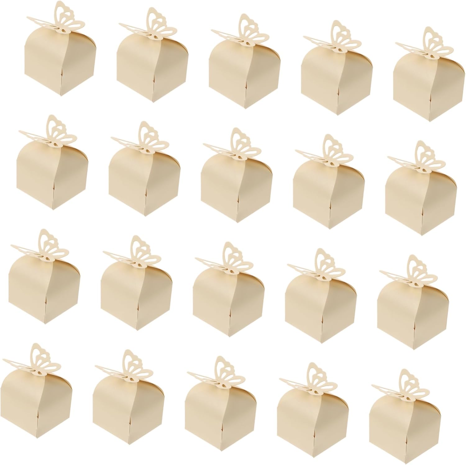 50pcs Butterfly Candy Boxes Wedding Favors for Parties