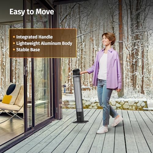 EAST OAK 1500W Portable Infrared Heater