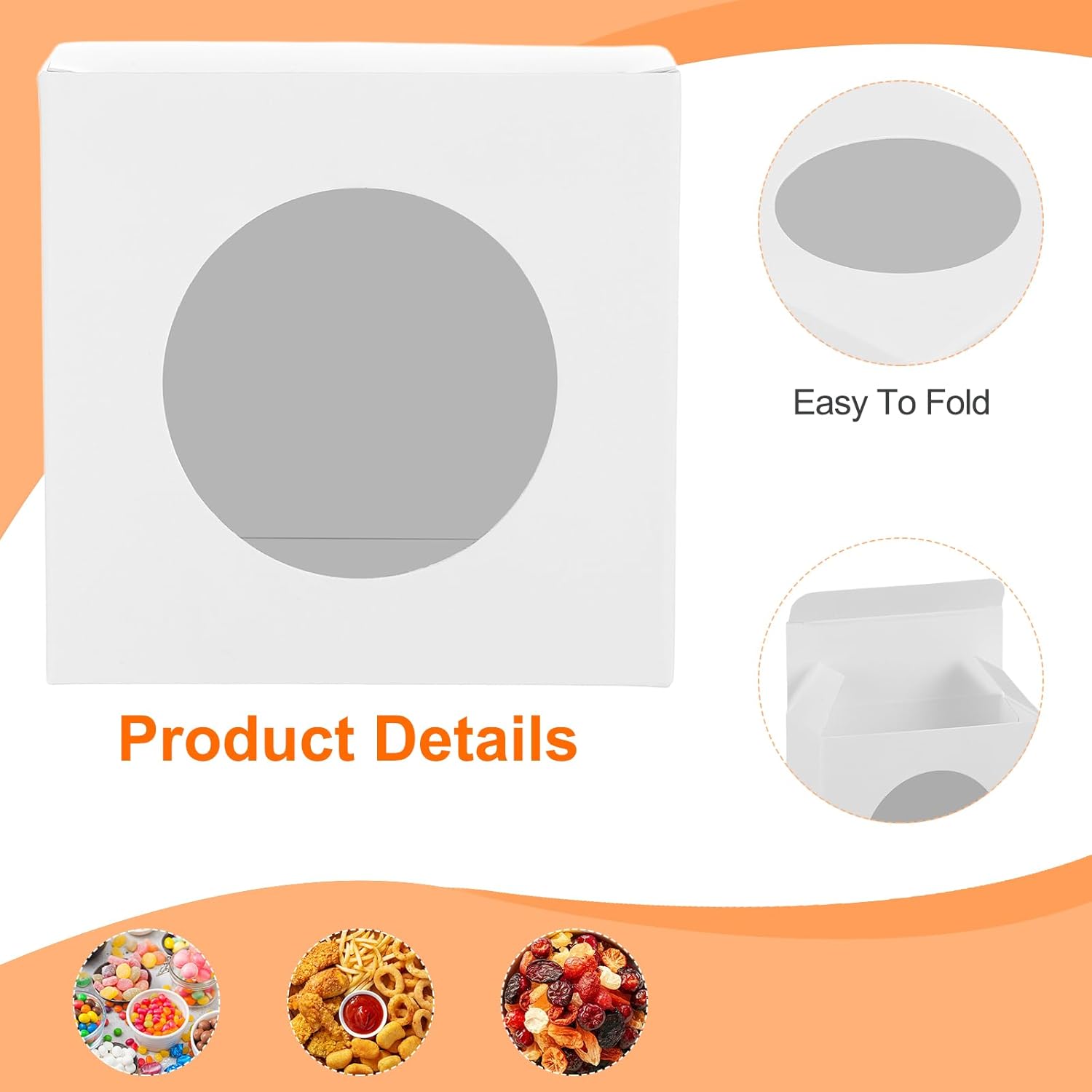 Uxcell 30Pcs Mini Kraft Soap Boxes with Clear Window 1