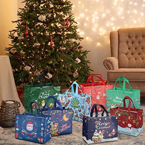 PARSUP Multifunctional Christmas Gift Bags with Handles
