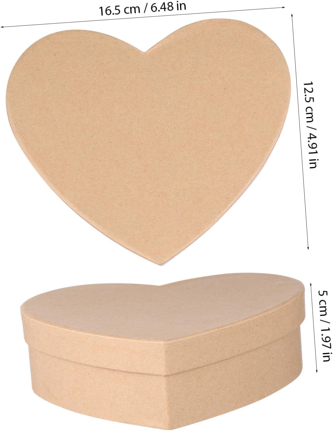BIUDECO Heart Shaped DIY Gift Box for Valentines Day Weddings Birthdays
