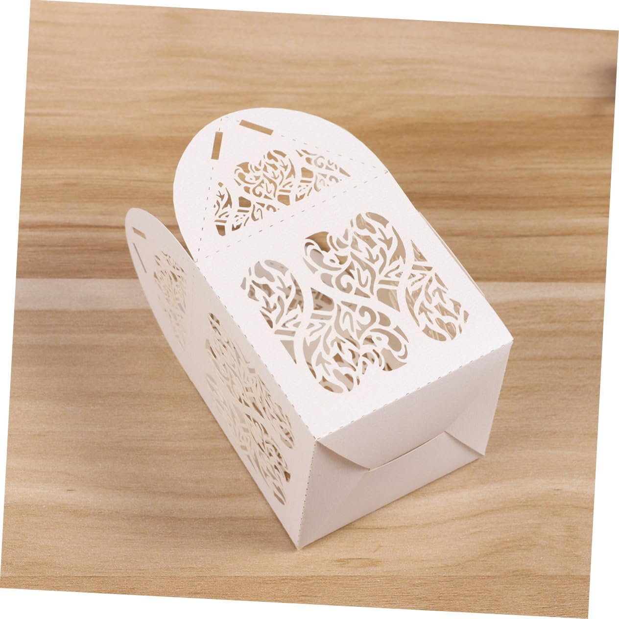 TOVINANNA 50pcs Hollow Craft Paper Gift Boxes for Wedding Party Favor