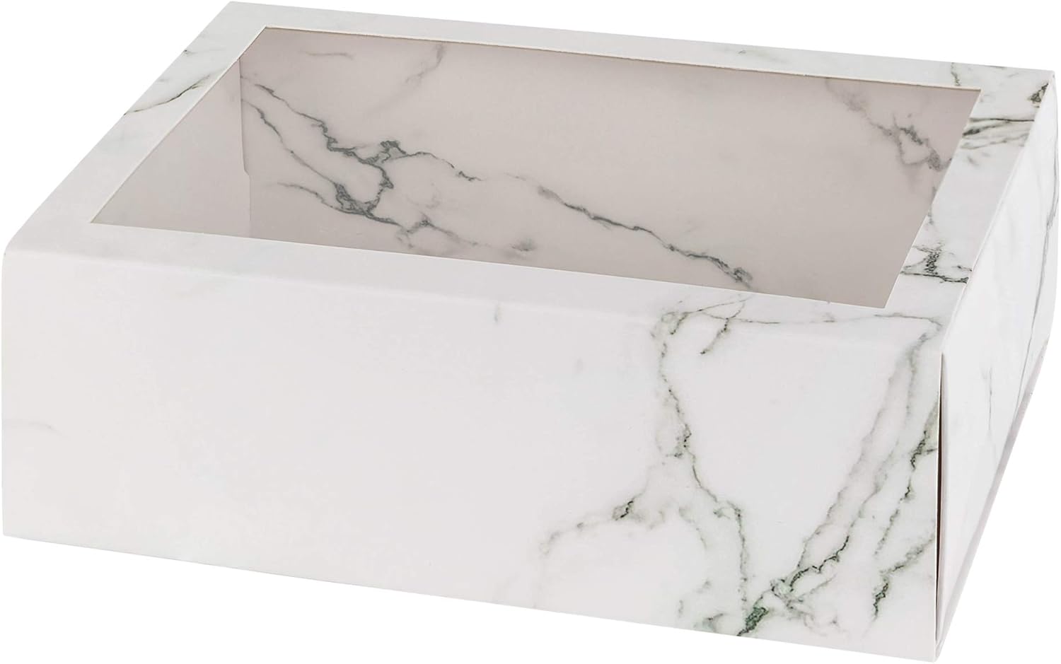 Hammont Clear Window Gift Boxes 6 Pack Rectangle