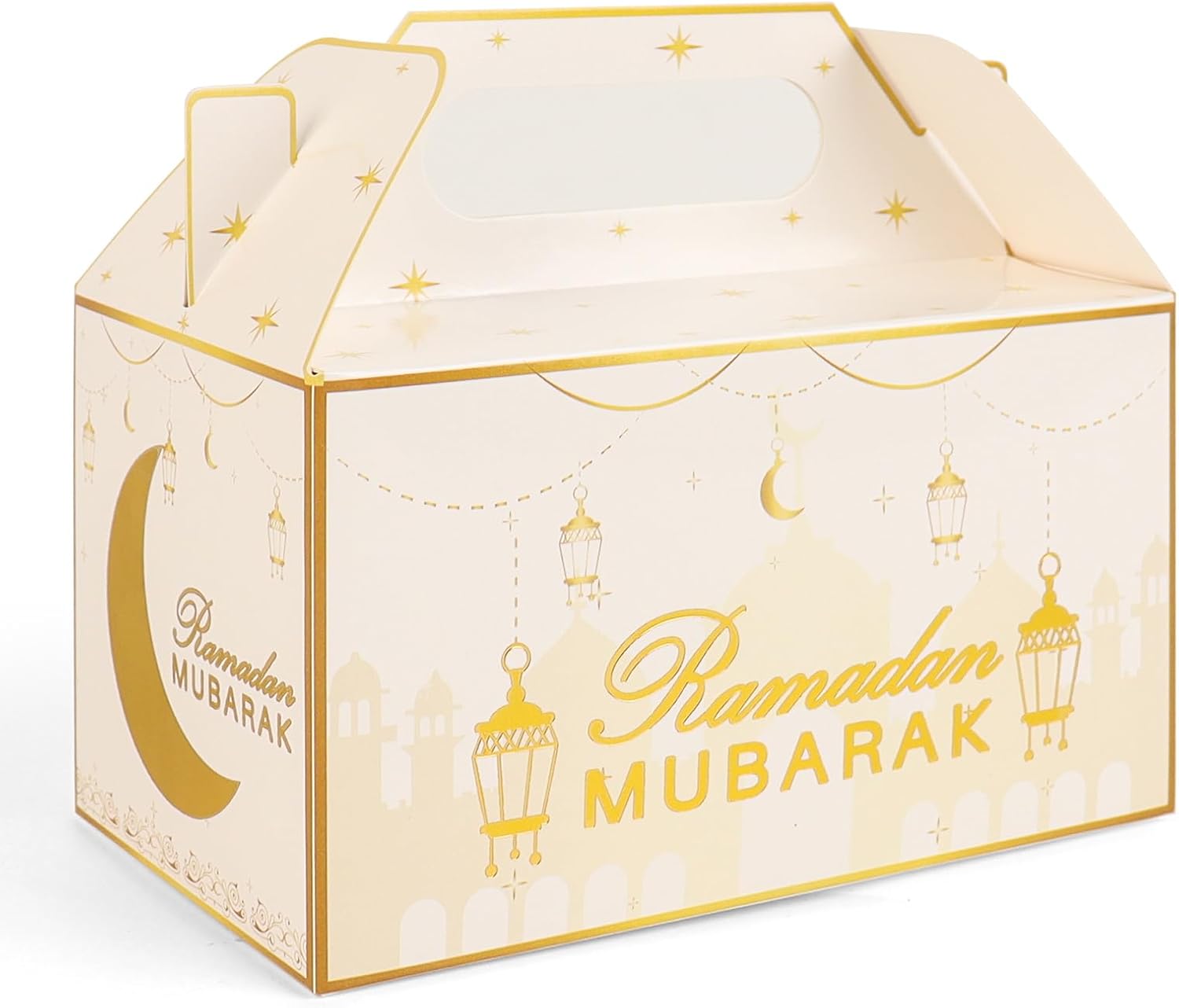 Crazy Night 12 Pcs Eid Mubarak Treat Box with Handle
