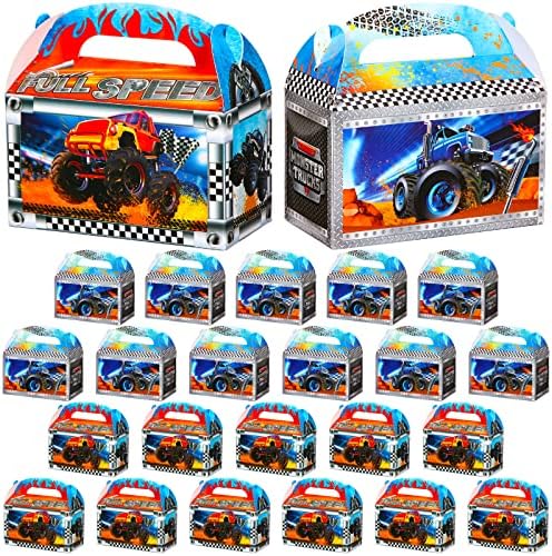 Zonon 24 Piece Race Car Party Favor Boxes