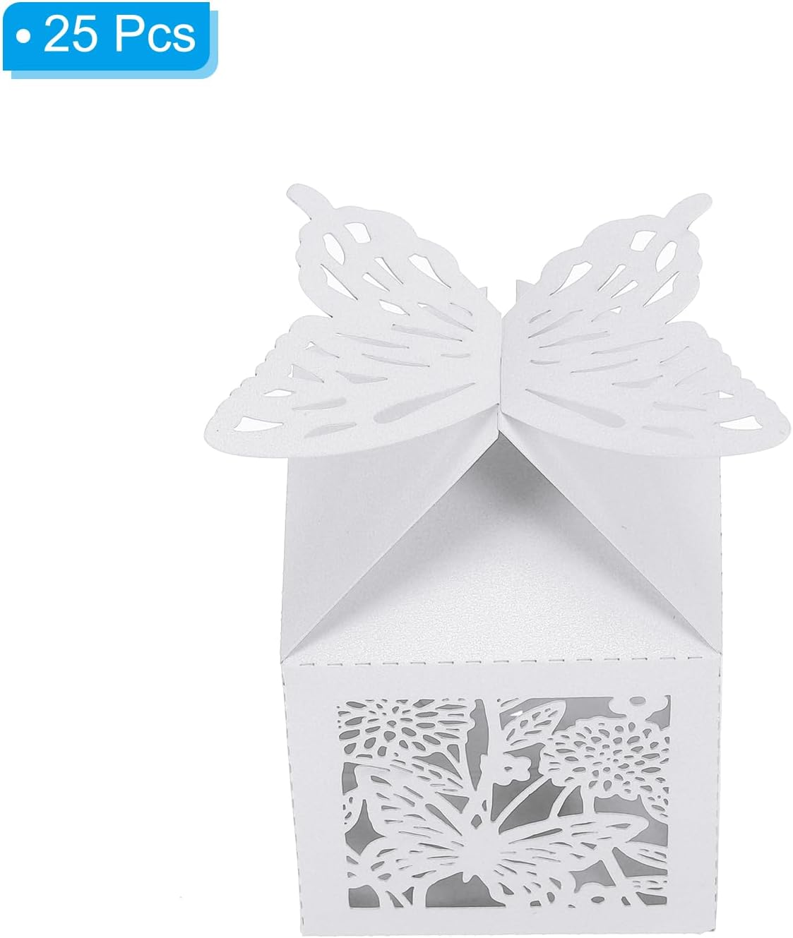 PATIKIL 2x2x31 Inch Favor Boxes 25 Pack White Gift Boxes