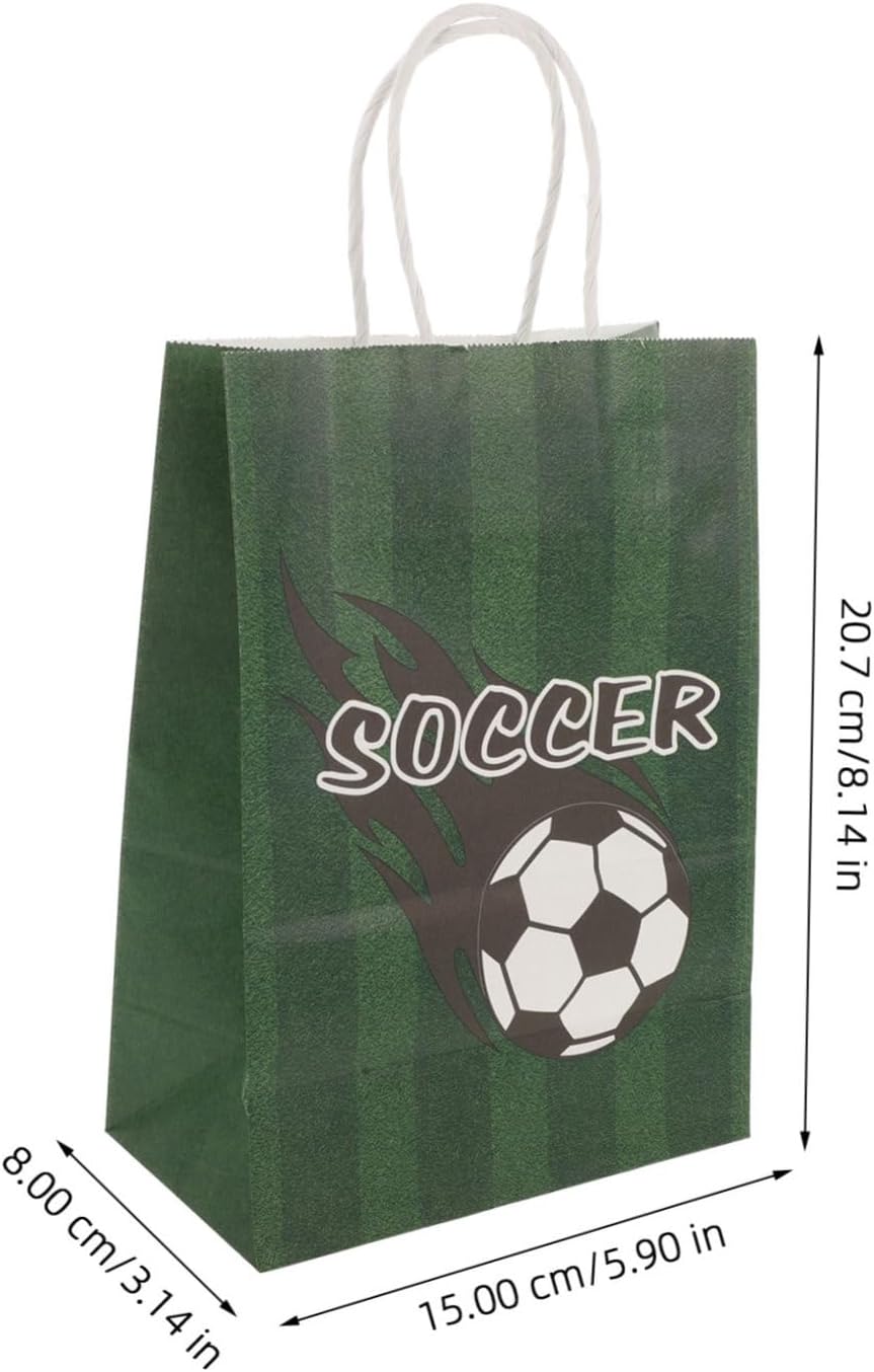 DECHOUS 80pcs Football Themed Gift Bags for Soccer Parties