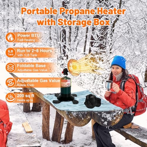 Portable Propane Heater for Camping and Outdoor Use