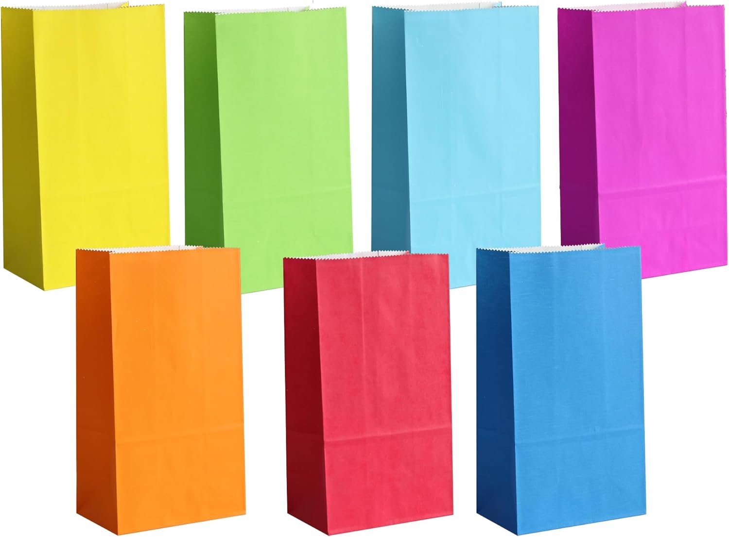 KEYYOOMY Small Rainbow Party Favor Bags 24 CT