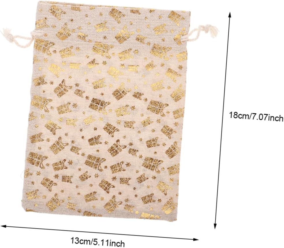 Anneome 25pcs Christmas Treat Drawstring Pouches