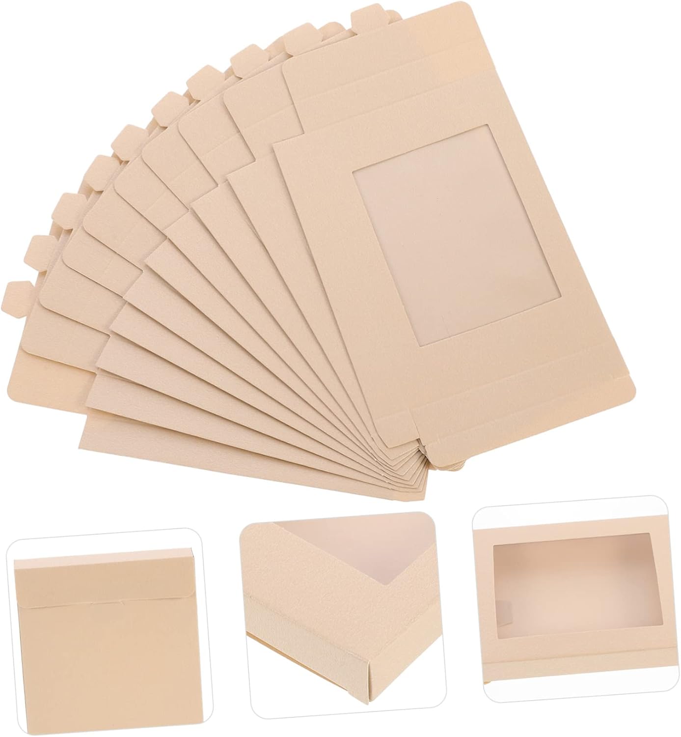 ABOOFAN 10pcs Transparent Window Cookie Boxes for Party Supplies
