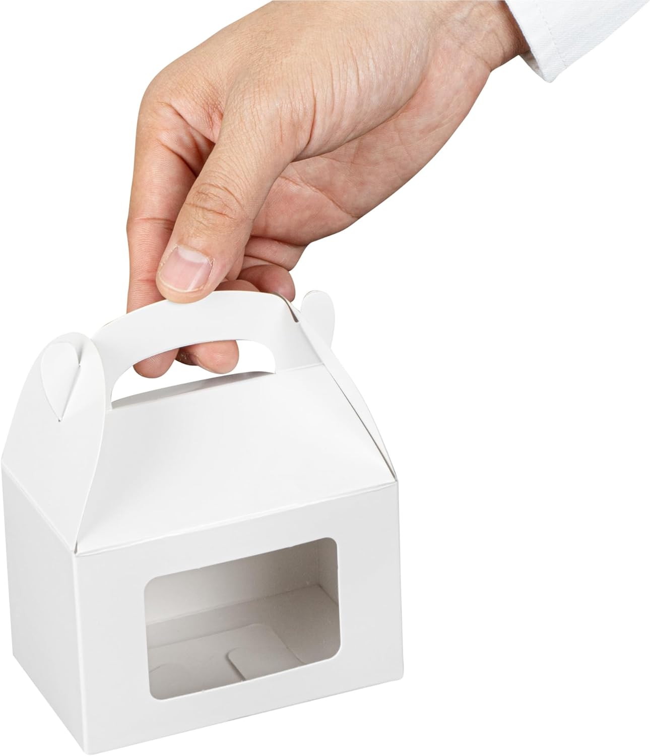 Restaurantware Bio Tek 4x25x25 Inch Gable Boxes 25 Count