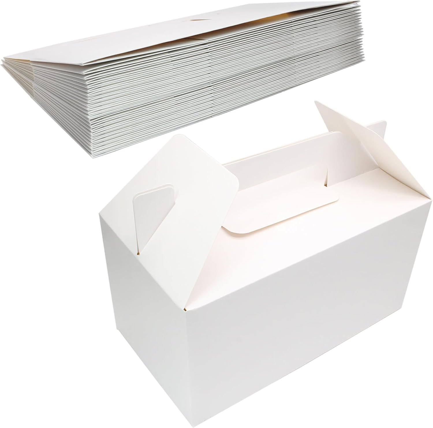 Biaungdo 30 Pack White Gable Boxes for Party Favor