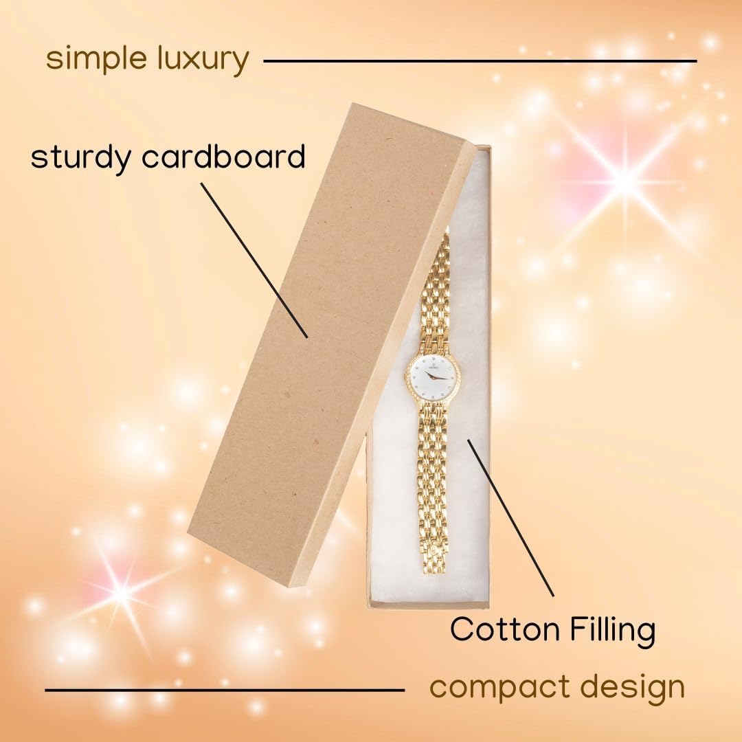 Prestige and Fancy Jewelry Gift Boxes 20 Pack Brown