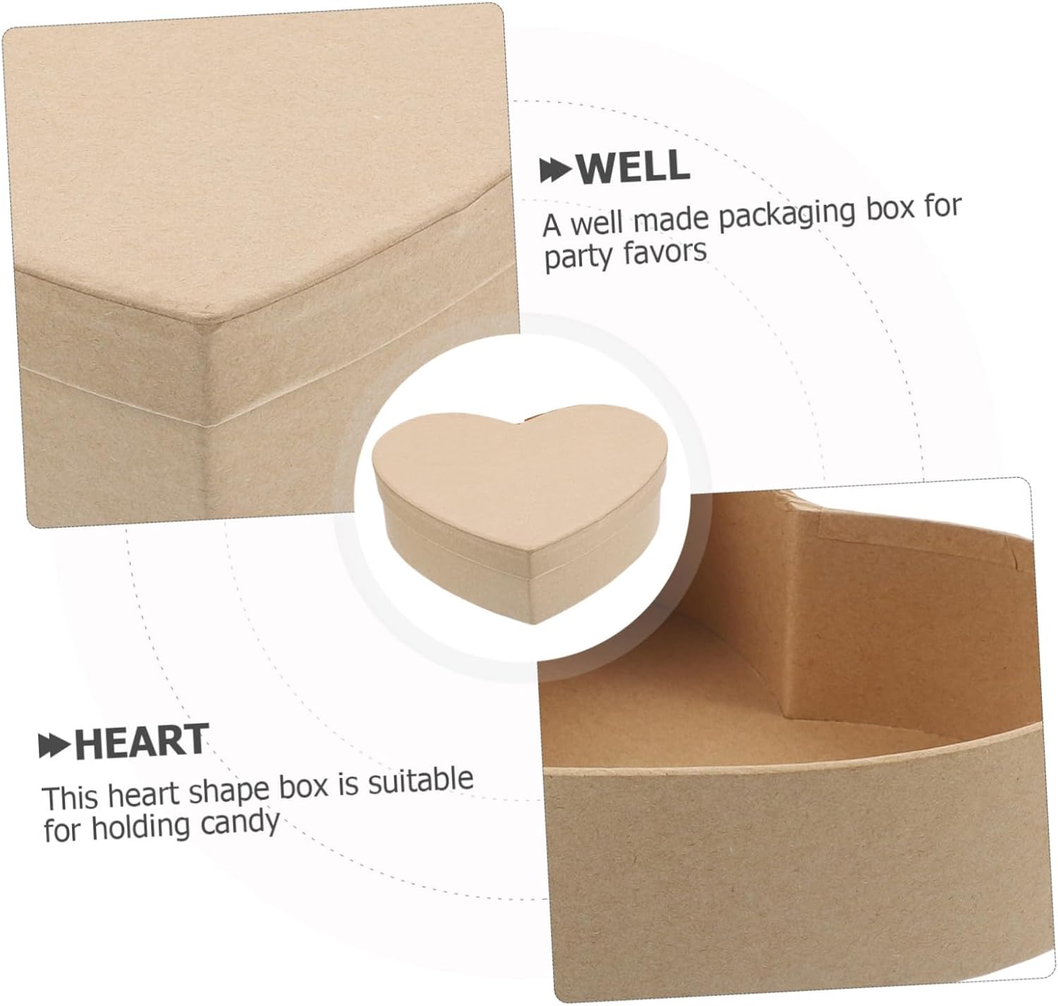Mobestech Heart Shaped Cosmetic Gift Box