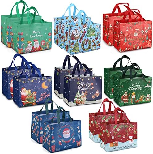 PARSUP Multifunctional Christmas Gift Bags with Handles