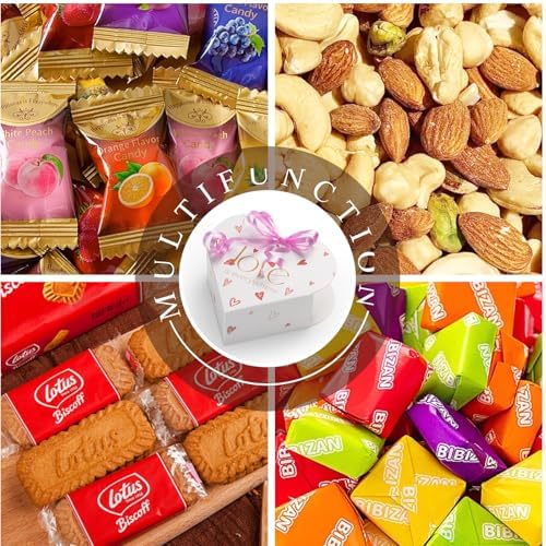 GINLEBO Valentines Day 24Pack Heart Shape Gift Boxes