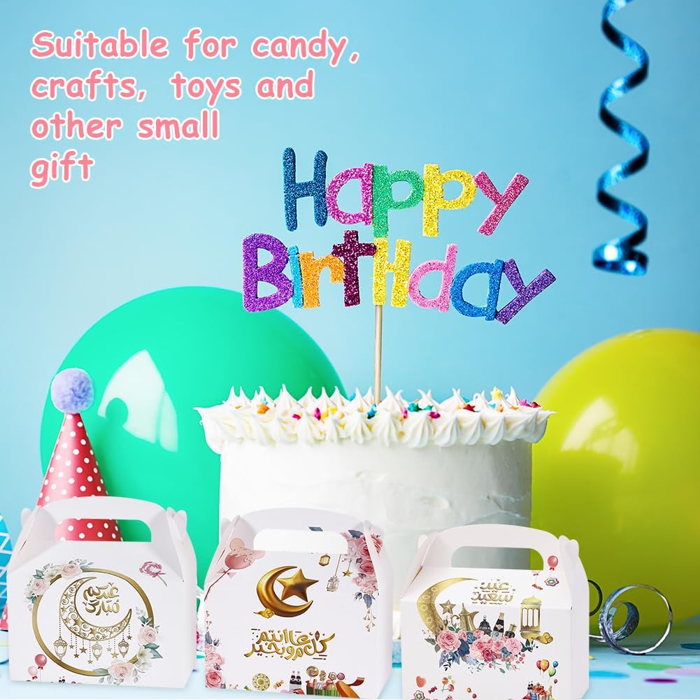 Yasyu 12 Pcs White Treat Boxes with Handle