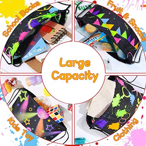 XJLANTTE Glow in the Dark Party Bags with Drawstring