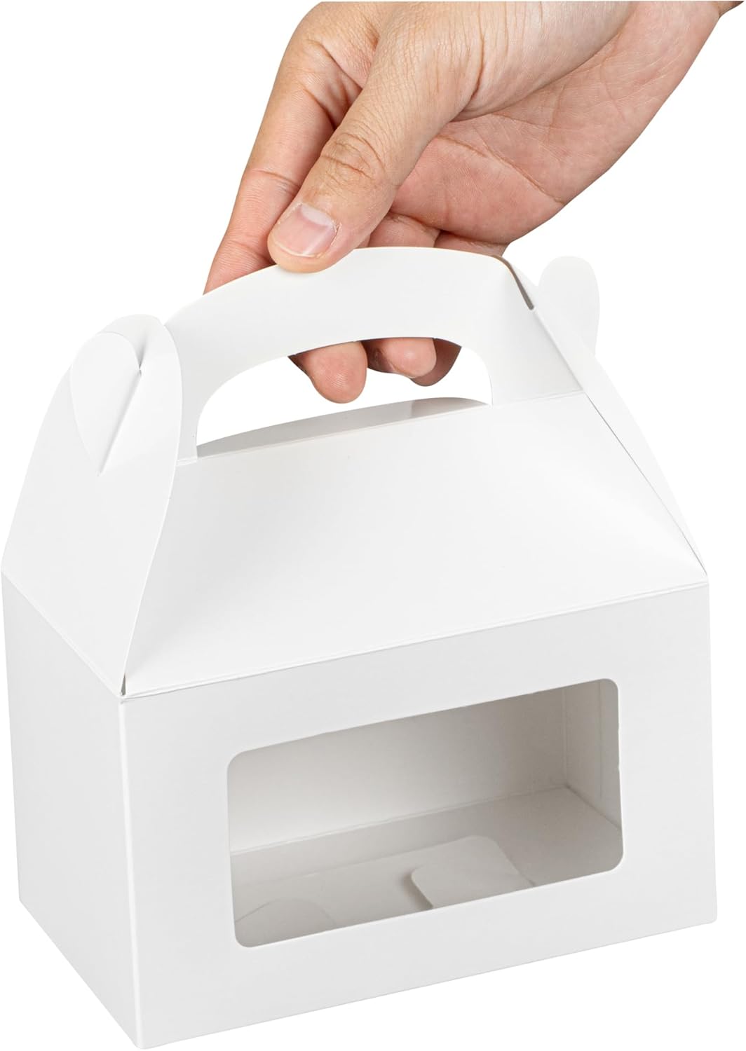 Restaurantware Bio Tek 6x35x35 Inch Gable Boxes 25 Gift Boxes