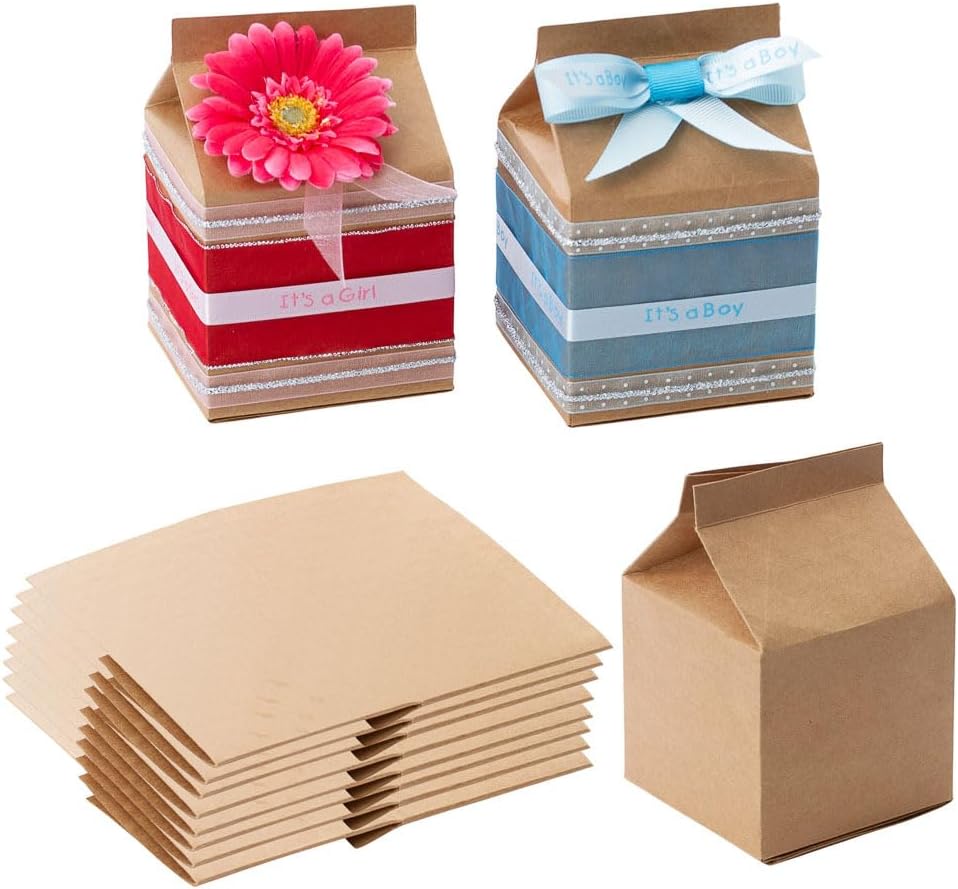 Factory Direct Craft 96 Pack Kraft Paper Party Favor Boxes