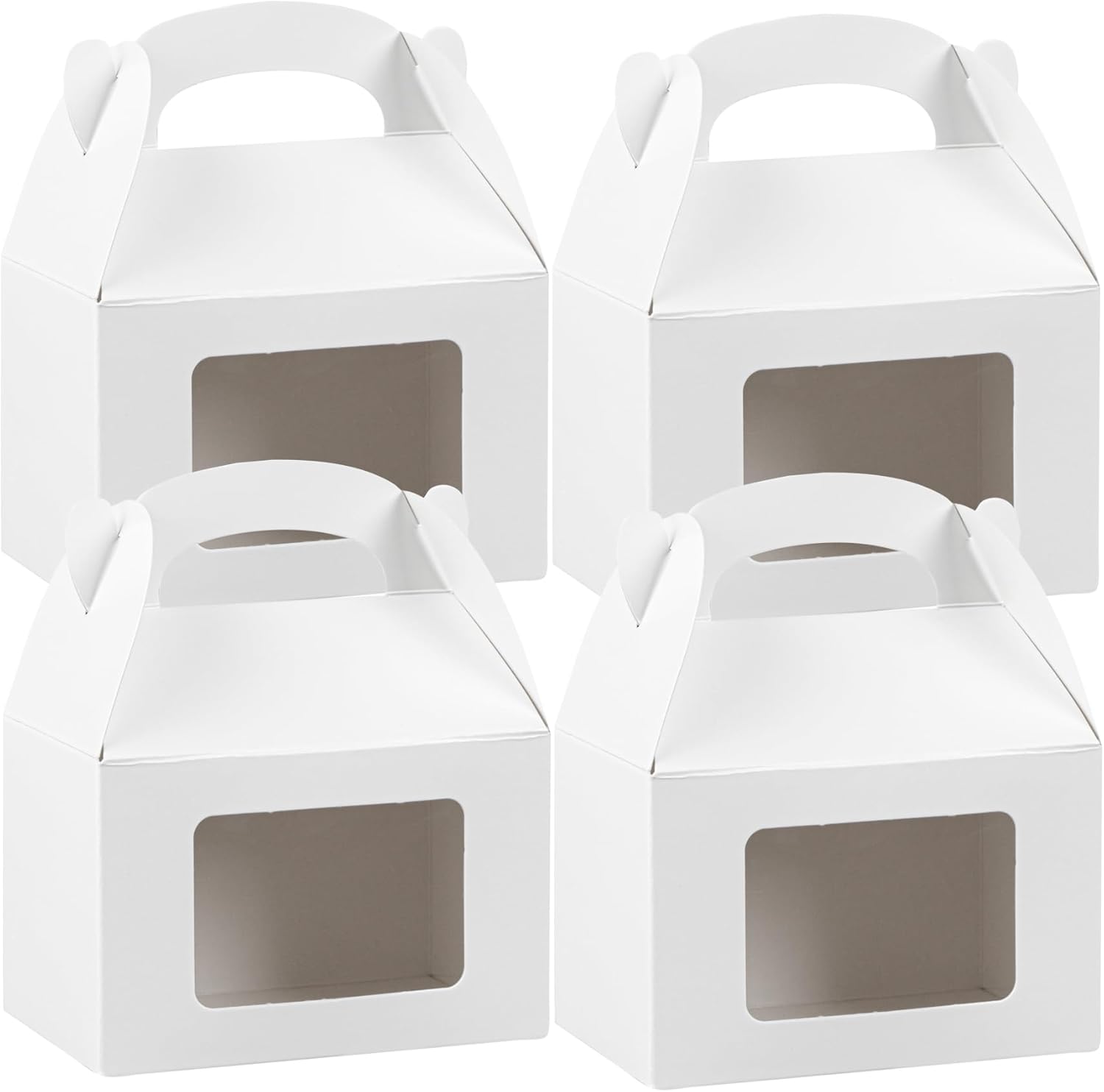 Restaurantware Bio Tek 4x25x25 Inch Gable Boxes 25 Count