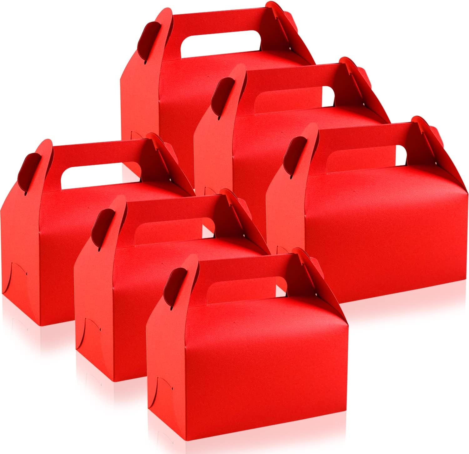 30 Pcs Red Gable Treat Boxes for Party Favors