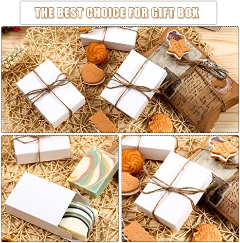 50 Pcs Kraft Soap Boxes for Party Favors and Gifts