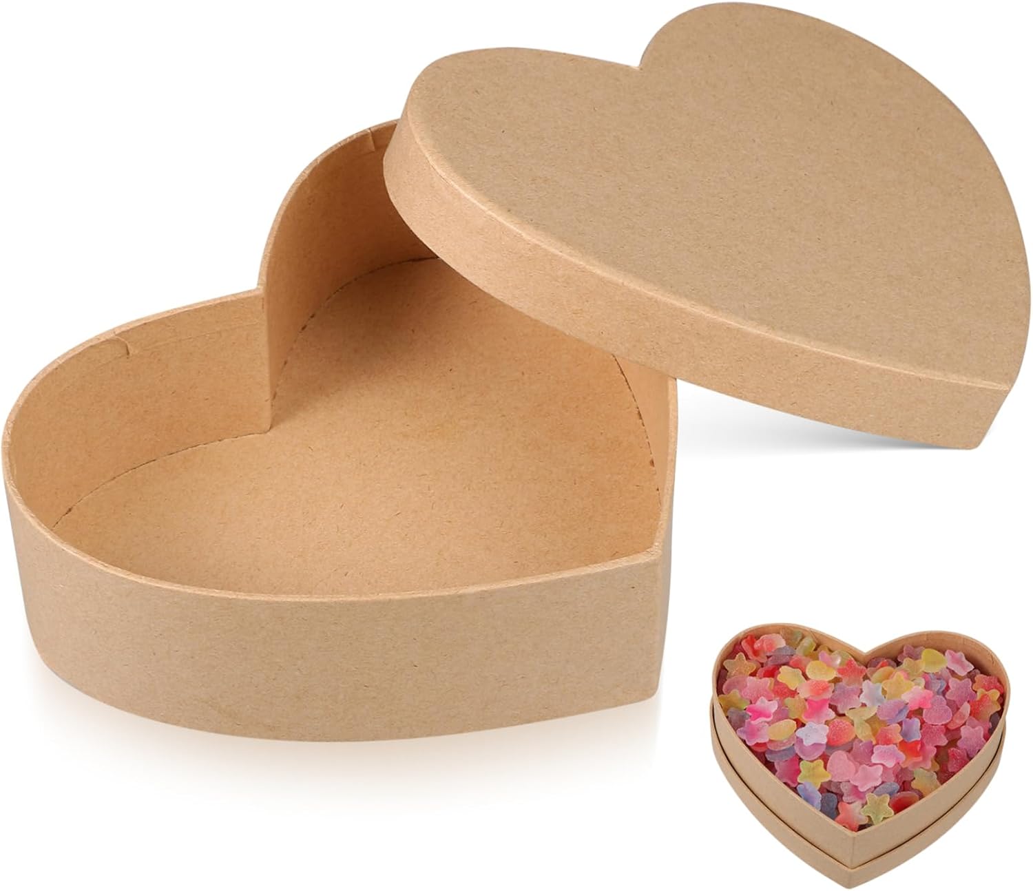 Ipetboom Heart Shaped Gift Box for Valentine Candy and Party Favors