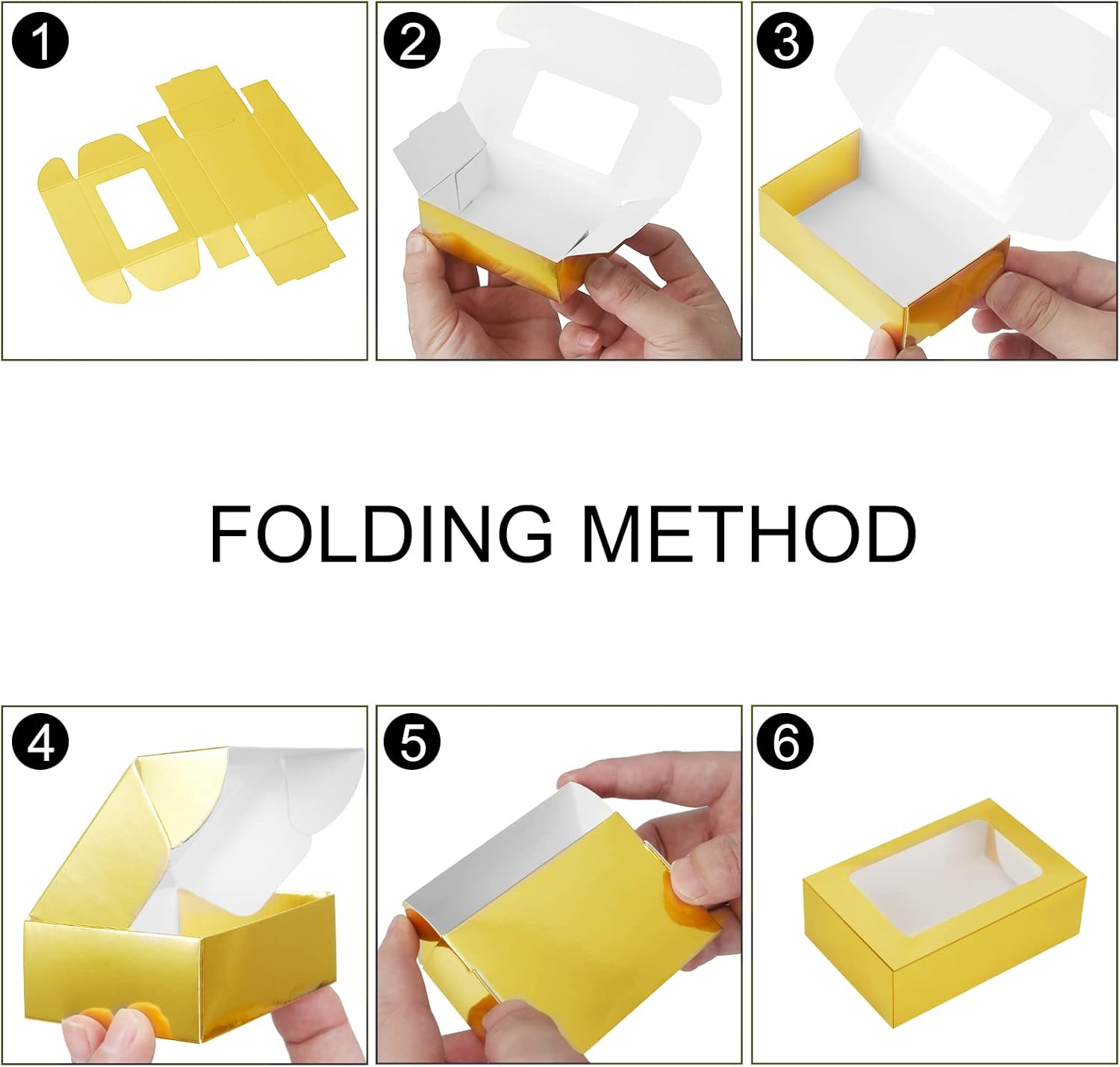 COTOPHER 30Pcs Mini Kraft Soap Boxes with Window