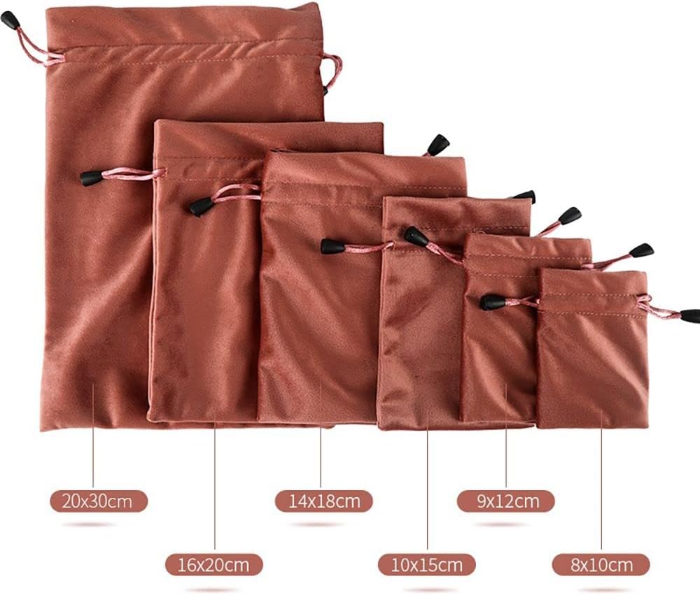 Drawstring Velvet Pouches for Jewelry and Gift Packaging
