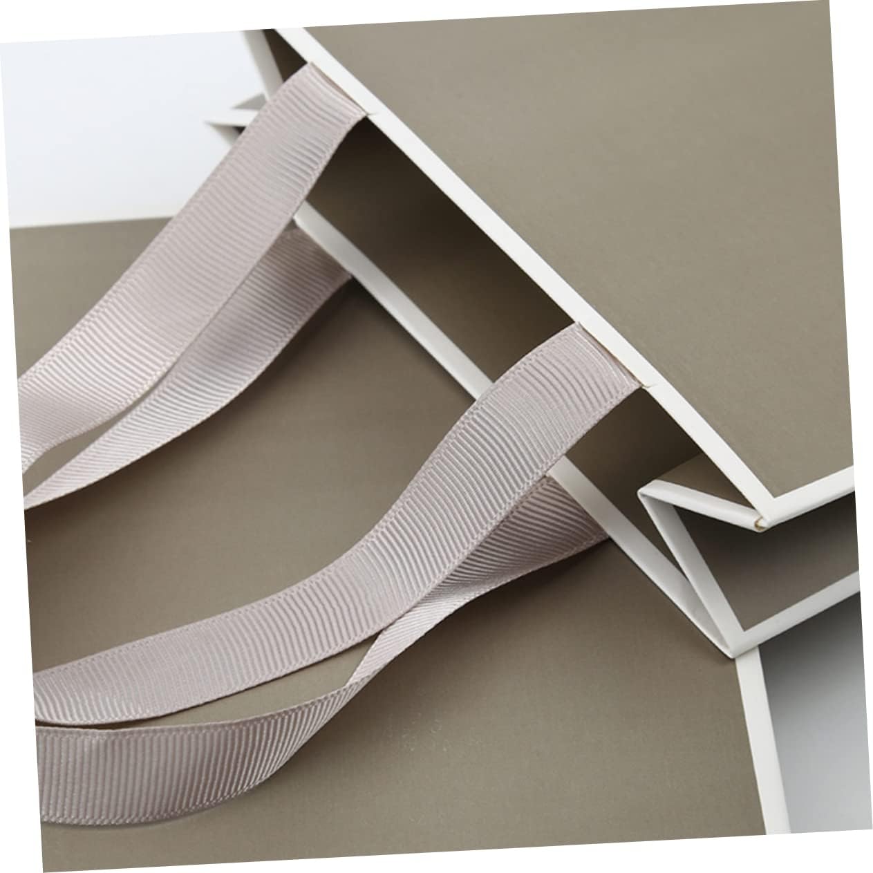 PartyKindom 4pcs Jewelry Packaging Bags with Ribbon Handles for Parties and Weddings