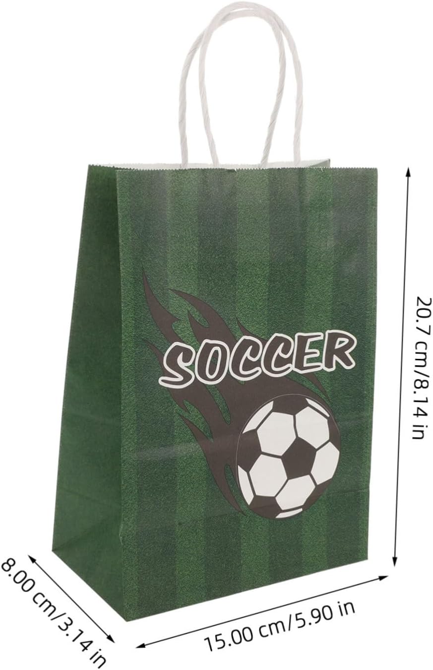 SUPVOX Football Pattern Goodie Bags 5 Sets 16PCS
