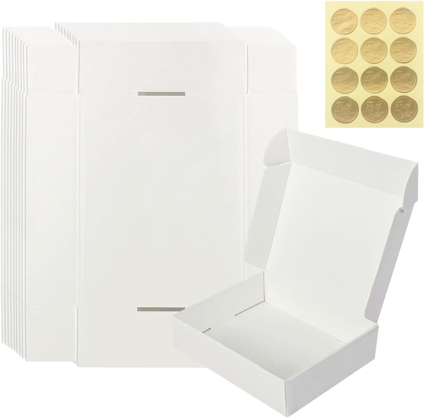 JagerGreen White Gift Box with Lid Pack of 10