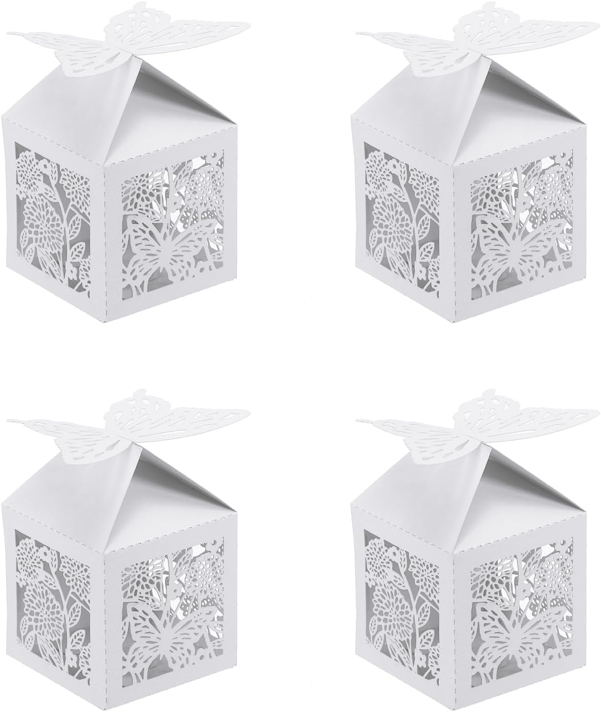 PATIKIL 2x2x31 Inch Favor Boxes 25 Pack White Gift Boxes