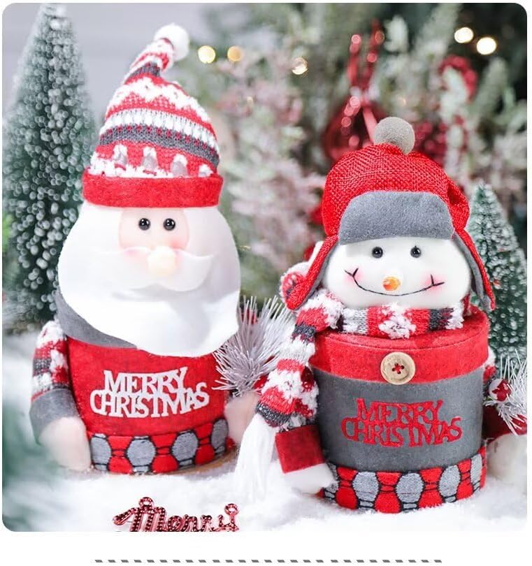 Kerio Christmas Apple Box Snowman Gift Bag