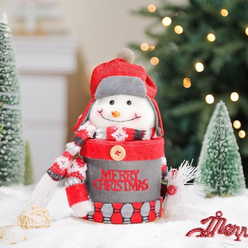 Kerio Christmas Apple Box Snowman Gift Bag