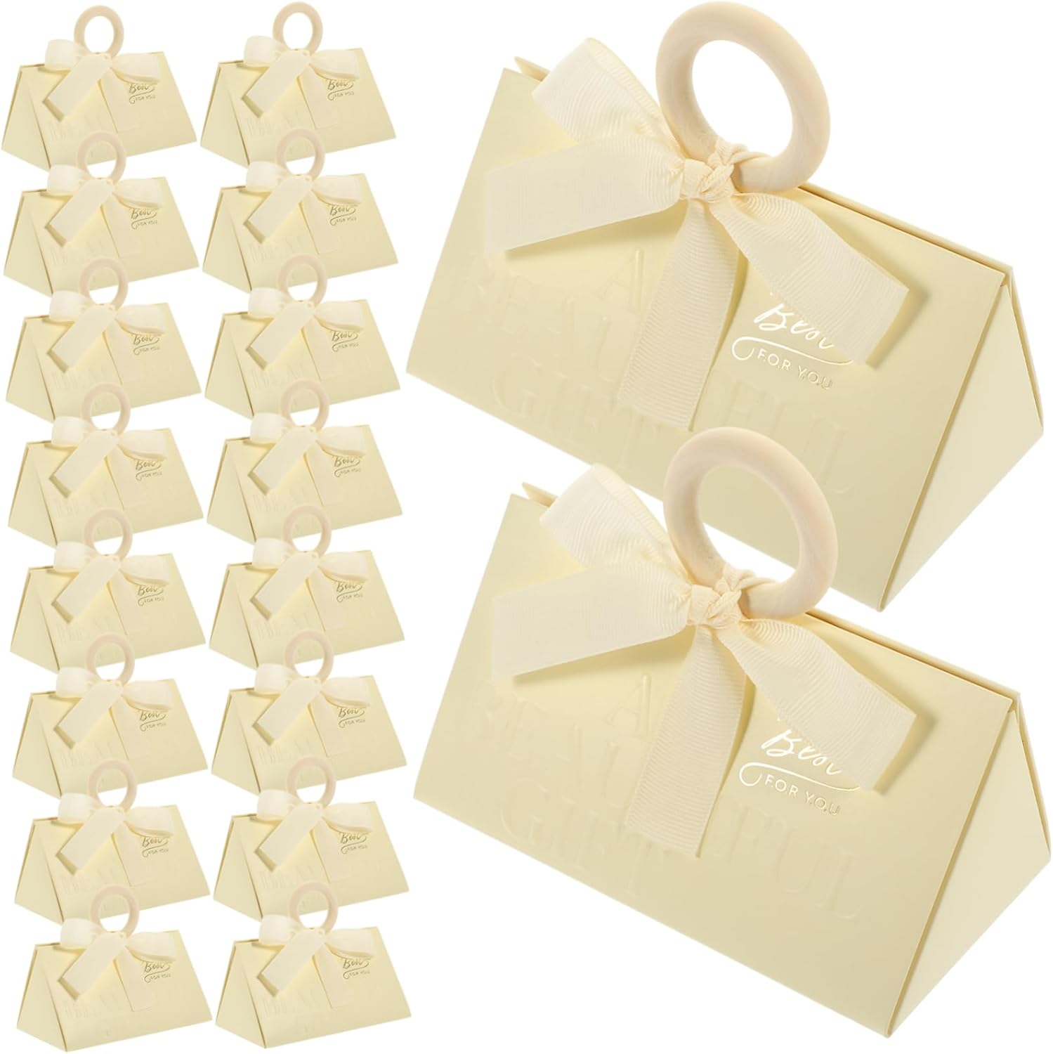 FOMIYES 20pcs Valentine Candy Boxes for Parties and Weddings