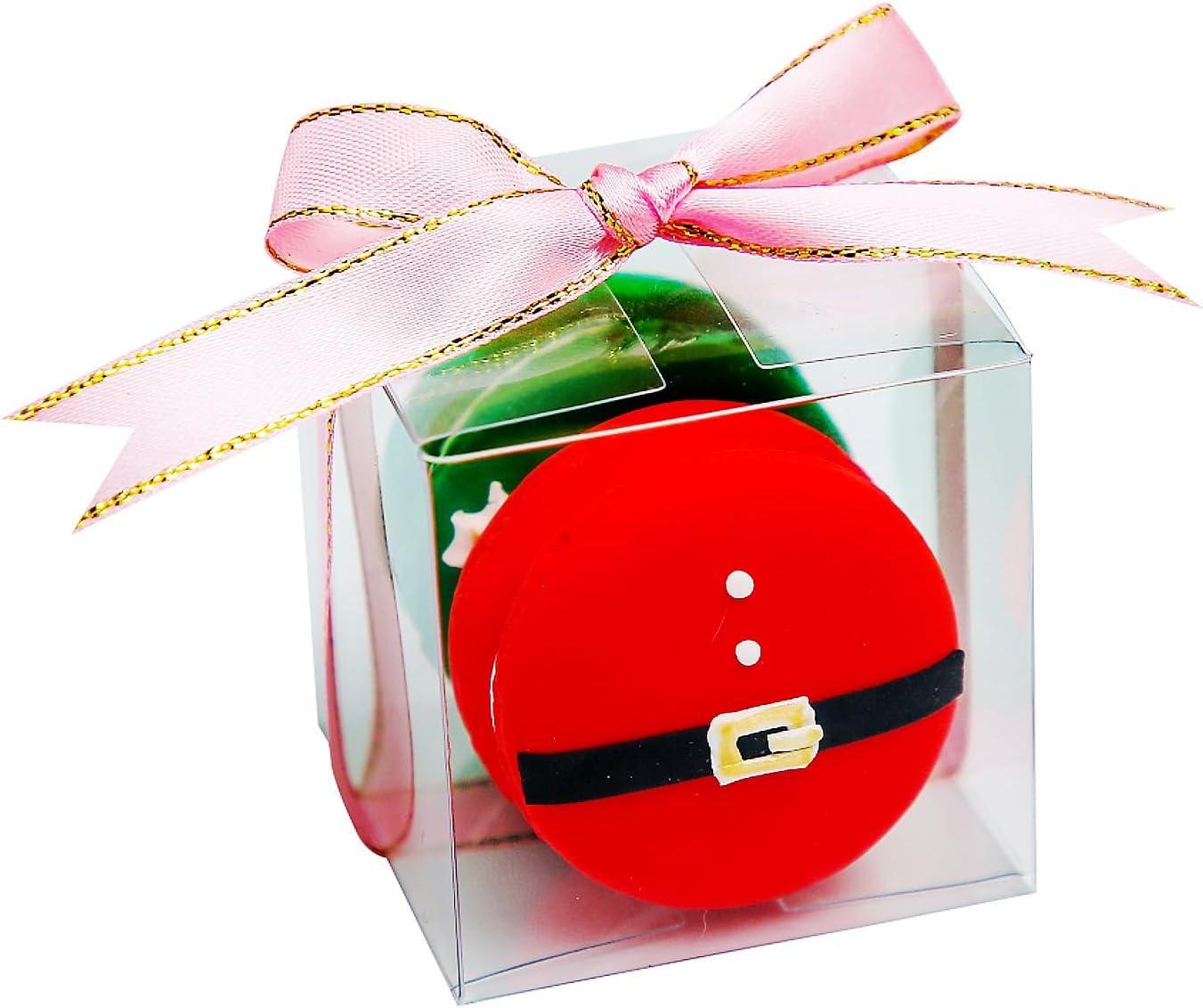 100 Pack Clear Gift Boxes for Macarons and Small Treats